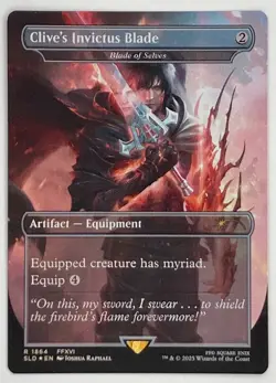 MTG Final Fantasy Secret Lair Blade of Selves Cliveâ€™s Invictus Blade Foil NM - Image 1