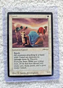 MTG Camel Arabian Nights 1993 Magic The Gathering Card C5 Light Play - Image 3