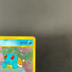 [SCRATCHED] Squirtle 007/018 McDonald's Promo e Series Japanese Pokemon Card - Image 4