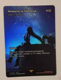 Mtg Final Fantasy Memories Of Nibelheim Showcase NM Foil  - Image 1