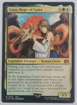 Yuna, Hope of Spira - Near Mint/Mint - FIN 0250 -FFFX - MTG - Magic - Image 1
