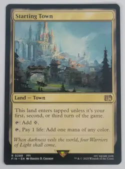 Starting Town  - Near Mint/Mint - Final Fantasy - 0289 - FFI - MTG - Magic - Image 1