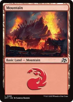 Mountain (0286) - Near Mint MTG Aetherdrift - Image 1