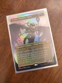 Atraxa, Praetors' Voice Borderless MTG Double Masters Magic Foil Near Mint - Image 1