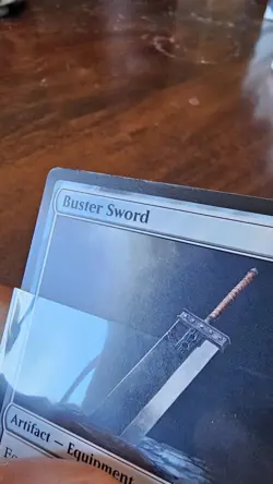 Buster Sword Final Fantasy Regular Card #255 Fin MTG Magic the Gathering - Image 2