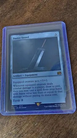 Buster Sword Final Fantasy Regular Card #255 Fin MTG Magic the Gathering - Image 4