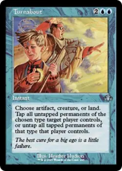 Turnabout (Retro Frame) - Near Mint MTG Dominaria Remastered - Image 1