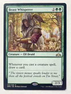 Beast Whisperer Guilds of Ravnica Regular GRN MTG 2018 - Image 1