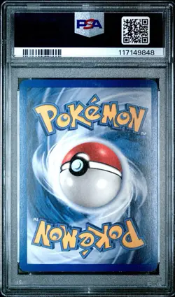 2004 POKEMON EX TEAM ROCKET RETURNS #10 DARK STEELIX-REVERSE FOIL STAMPED PSA 7 - Image 2