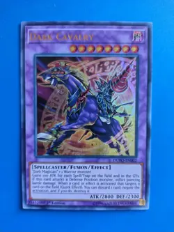 Near Mint Yugioh Dark Cavalry Ultra Rare DUPO-EN002 1st Edition - Image 1
