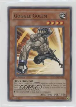 Goggle Golem 1st Ed. YuGiOh Tactical Evolution #TAEV-EN23 2007 0b3 - Image 1