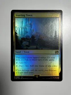 2025 Magic MTG Final Fantasy Starting Town FOIL Rare FIN Card #0289 - Image 2