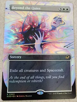 Beyond the Quiet - #303 Foil (Borderless) Edge of Eternities - Mtg - Image 1