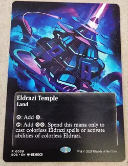 Eldrazi Temple - #59 Regular (Borderless) Edge of Eternities - Mtg - Image 1