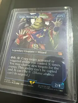 Gogo, Master of Mimicry NM Borderless Surge Foil MTG Final Fantasy 0522 - Image 1