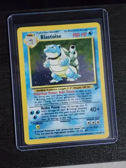 1999 Blastoise Holo Foil Rare Pokemon TCG Card Base Set 2, WOTC, 2/130 - Image 1