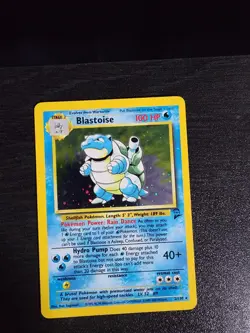 1999 Blastoise Holo Foil Rare Pokemon TCG Card Base Set 2, WOTC, 2/130 - Image 2