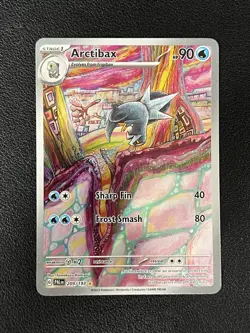 PokÃ©mon TCG Card Arctibax 209/193 S&V Paldea Evolved Illustration Rare Holo - NM - Image 1