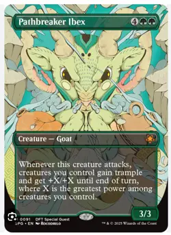1x Pathbreaker Ibex - Special Guests - MTG - DFT - NM/M Card - Mythic - Image 1