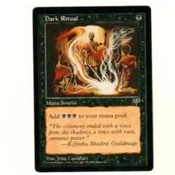 Dark Ritual Mirage Magic The Gathering Trading Card - Image 3