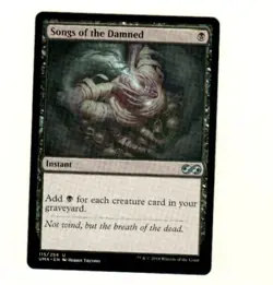 Songs Of The Damned Ultimate Masters Magic The Gathering Trading Card - Image 1