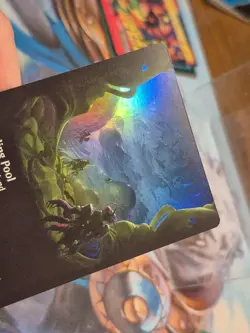 R 0278 Breeding Pool BORDERLESS FOIL VIEWPORT Edge of Eternities Land MTG Card - Image 2