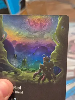 R 0278 Breeding Pool BORDERLESS FOIL VIEWPORT Edge of Eternities Land MTG Card - Image 4