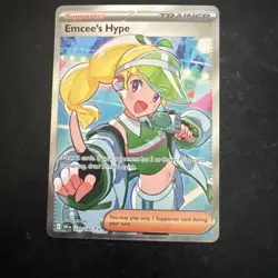 Pokemon Emcees Hype 220/182 Sv10: Destined Rivals Holo - Image 1