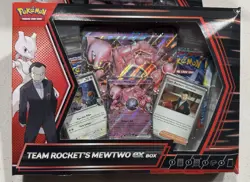 Pokemon TCG Cards Team Rocket's Mewtwo Ex Box New Sealed - Image 1