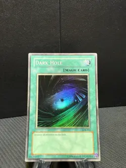 Dark Hole LOB-052 YuGiOh Card Faded Buddy  - Image 1
