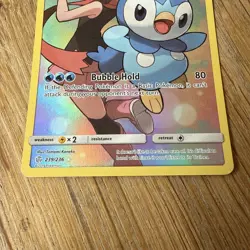 Pokemon Piplup 239/236 Cosmic Eclipse Secret Rare Holo TCG NM Card HP60 Trainer - Image 12