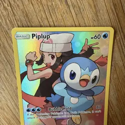 Pokemon Piplup 239/236 Cosmic Eclipse Secret Rare Holo TCG NM Card HP60 Trainer - Image 14