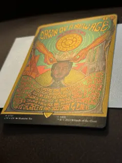 MTG #731 *FOIL* Dawn of a New Age (Borderless Poster) Lord of the Rings LOTR - Image 3