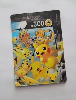 Pikachu V-Union SWSH140 Black Star Promo Card Holo Full Art TCG Card ENG 2021 - Image 1