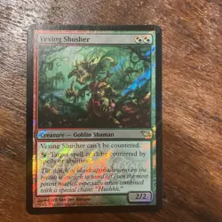Moderatly Played, English - 1 x MTG Vexing Shusher - Release Foil Promotional - Image 1