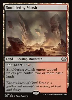 Smoldering Marsh NM, English MTG Duskmourn: Commander - Image 1