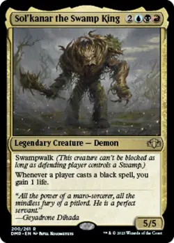 Sol'kanar the Swamp King NM, English MTG Dominaria Remastered - Image 1