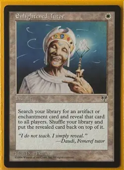 Enlightened Tutor Original Mirage NM MTG Magic The Gathering - Image 1