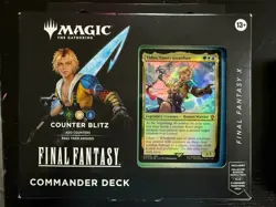 Magic MTG Final Fantasy X Counter Blitz Tidus Commander Deck Sealed - Image 2