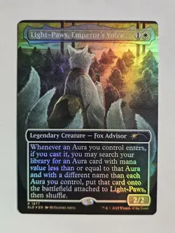 Light-Paws, Emperor's Voice - Near Mint MTG Secret Lair - Image 1