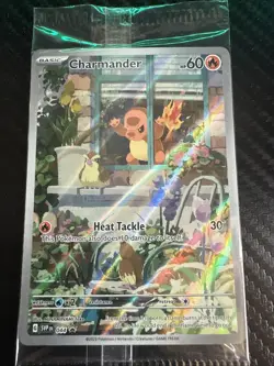 PokÃ©mon TCG Charmander 044 Sv: Scarlet & Violet Promo Holo Card - Image 1