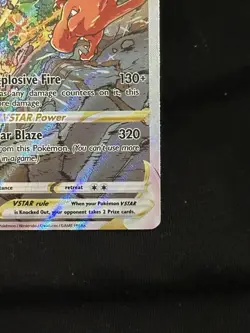 Pokemon Charizard VSTAR SWSH262 Full Art Promo Holo Sword & Shield NM - Image 5