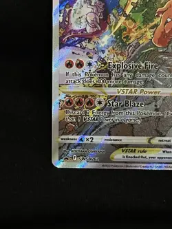 Pokemon Charizard VSTAR SWSH262 Full Art Promo Holo Sword & Shield NM - Image 6