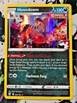 Houndoom 096/163 Holo Pokemon Play! Prize Pack Series 1/2 - Image 1