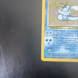 POKÃ‰MON CARD Vaporeon Jungle Set Unlimited Holo Rare 12/64 WOTC - Image 6