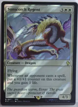 Sunscorch Regent [New, Near Mint] *Surge Foil* {Final Fantasy MTG} - Image 1