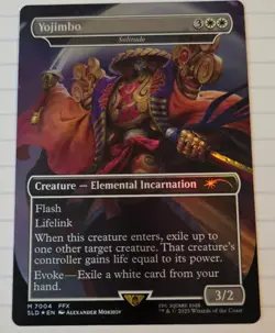 MTG Yojimbo - Solitude (Rainbow Foil) Secret Lair Drop Foil - Final Fantasy - Image 1