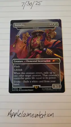 MTG Yojimbo - Solitude (Rainbow Foil) Secret Lair Drop Foil - Final Fantasy - Image 2