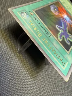 Premature Burial PSV-037 Pharaoh's Servant Unlimited Yugioh Card Faded - Image 5