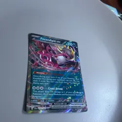 Pokemon TCG Shrouded Fable Fezandipiti EX Holo Rare Card 038/064 - Image 3